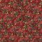 Fabric Hoffman Crimson Silver Winterberries Blooming Holidays by the Quarter Yard X7791-10S